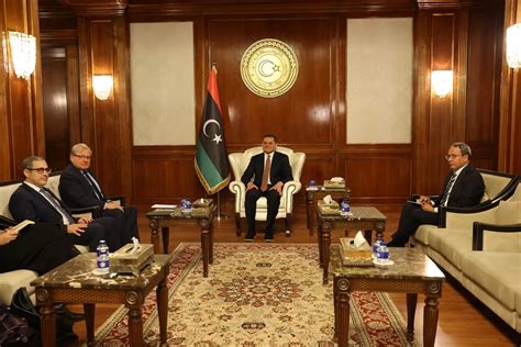Libya Başbakanı ile ABDnin Libya Özel Temsilcisi Libyada seçimler konusunu görüştü